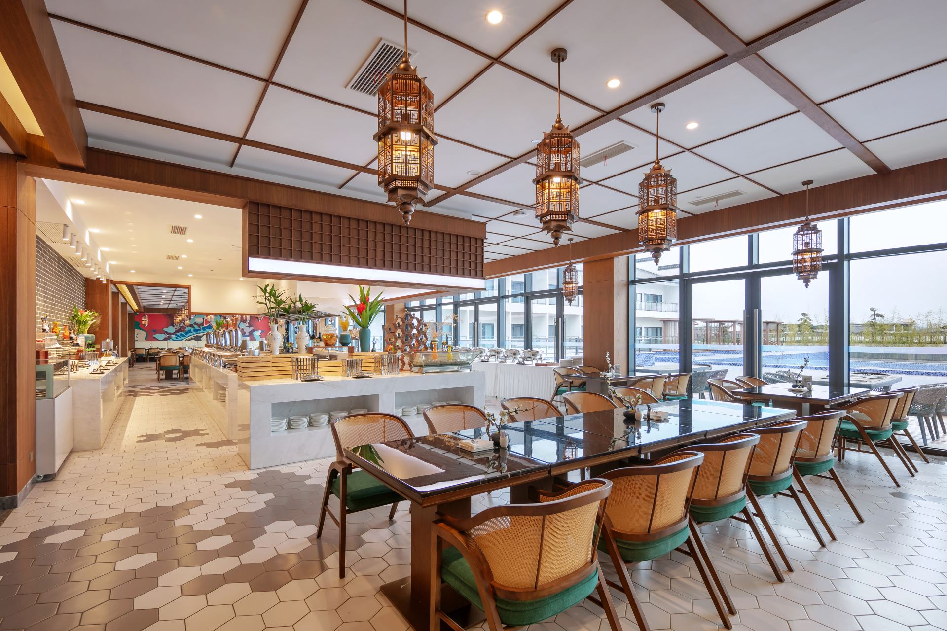 Wunvzhou Dreamless Lake Resort Hotel — restaurant