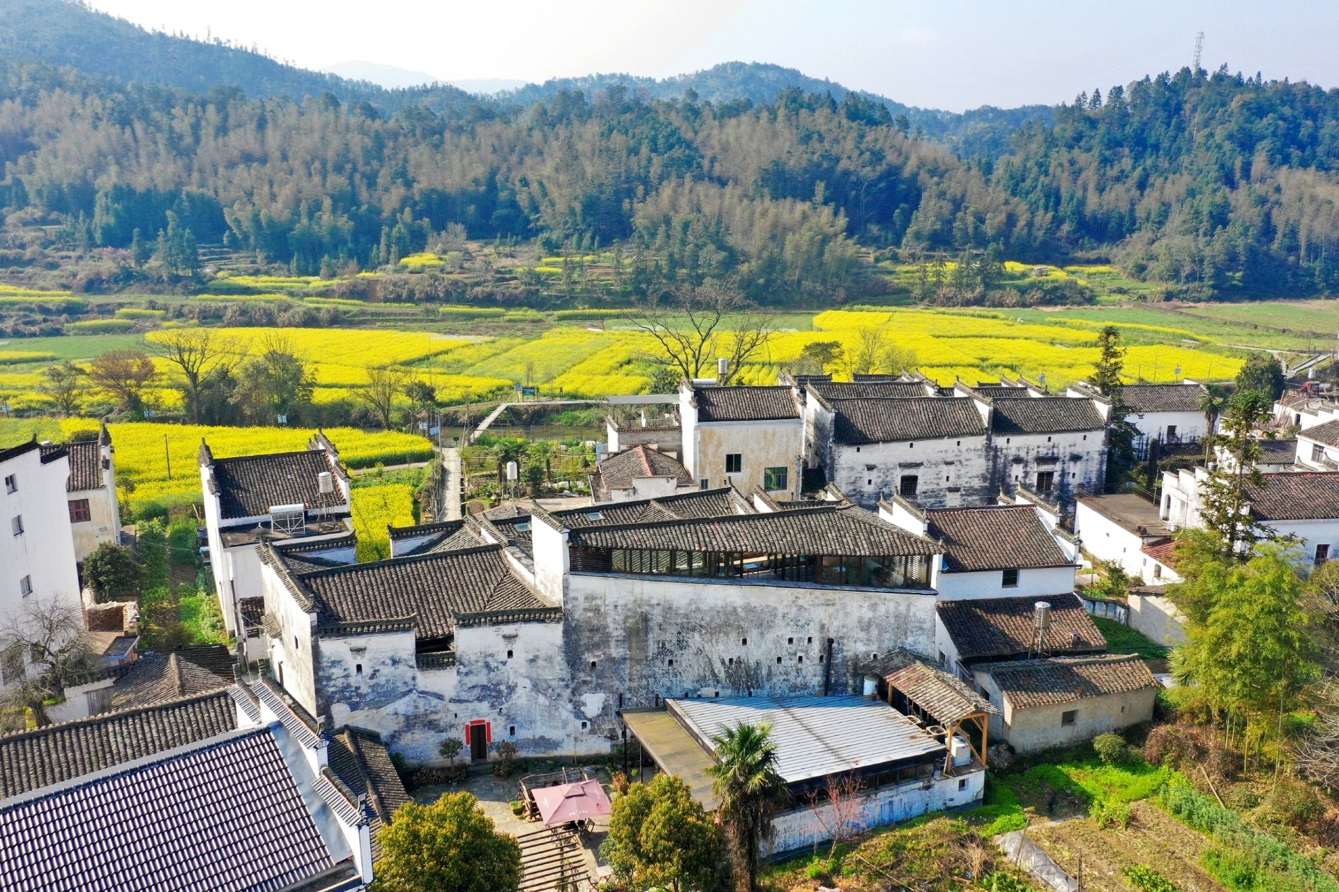 Wuyuan Skywells — village setting